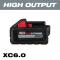 Milwaukee M18 REDLITHIUM HIGH OUTPUT XC6.0 Battery Pack